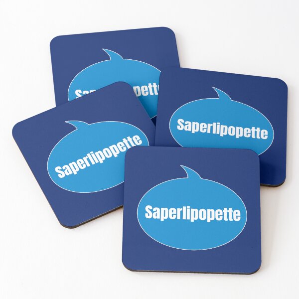 Item preview, Saperlipopette in a blue comic bubble designed and sold by PausePapote.