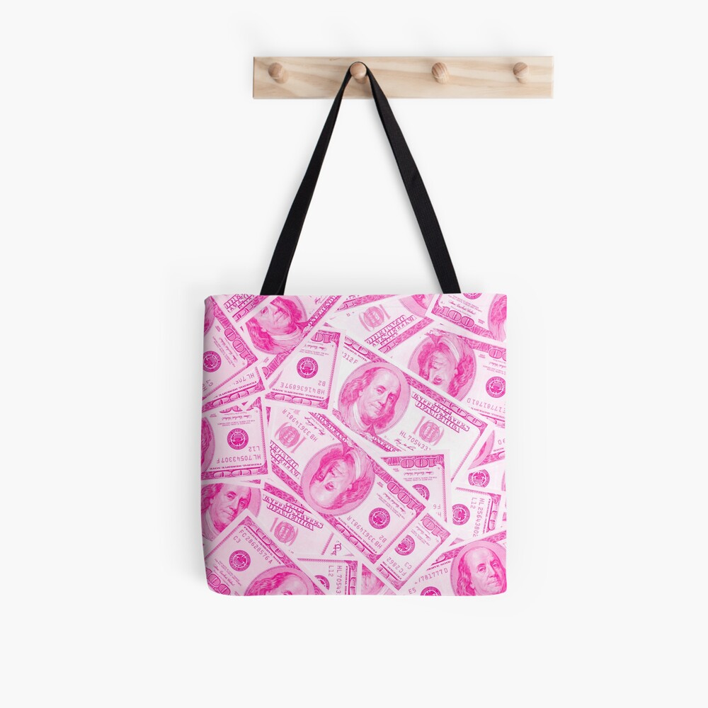 Pink Money Hundred Dollar Bills Money Tote Bag All Over Print -  Canada