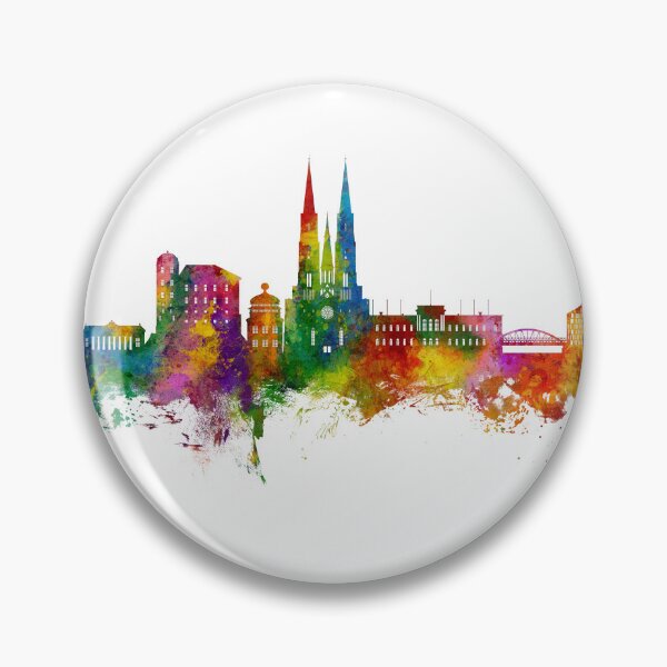 Item preview, Uppsala Sweden Skyline designed and sold by ArtPrints.