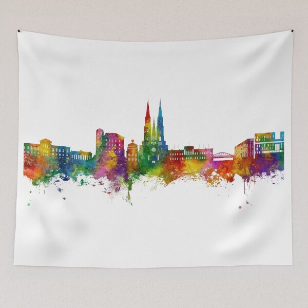 Item preview, Uppsala Sweden Skyline designed and sold by ArtPrints.