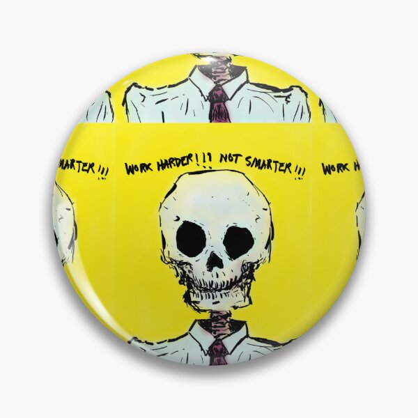 Item preview, Sarcastic Worker Skull designed and sold by GGSGetGoodStuff.