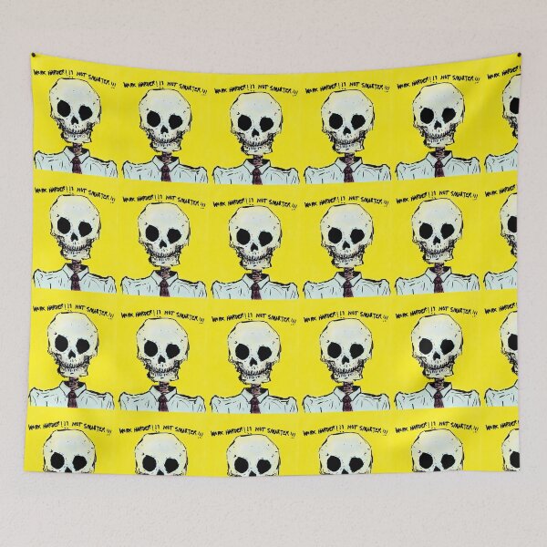 Item preview, Sarcastic Worker Skull designed and sold by GGSGetGoodStuff.