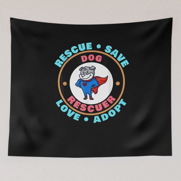 Item preview, Rescue Save Love Adopt - Dog Lovers Animal Rescuer designed and sold by edensmr.