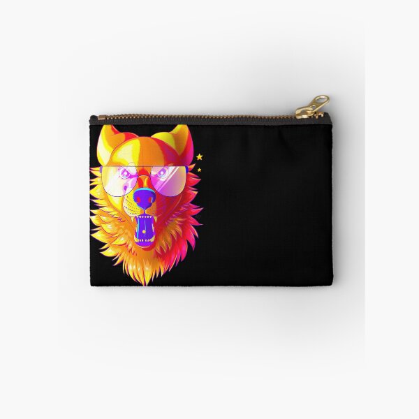 Item preview, Colorful Wolf Design designed and sold by CatmintArt.