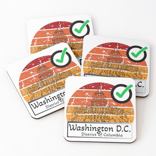 Item preview, washington dc united states of america Skyline vintage designed and sold by WhereIsTravis.