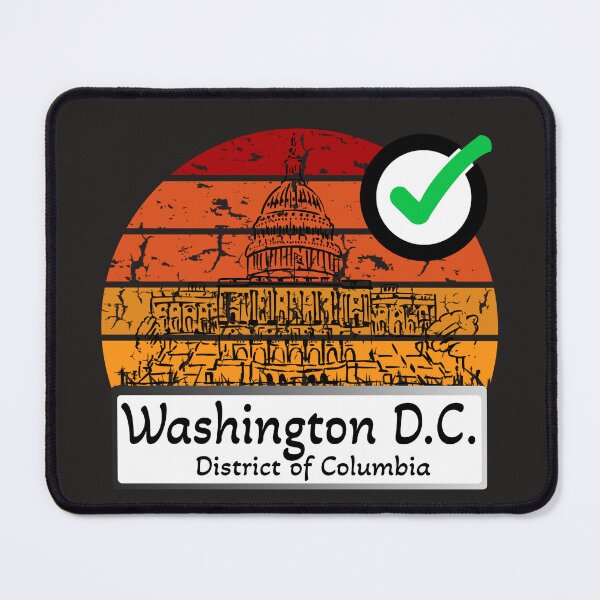 Item preview, washington dc united states of america Skyline vintage designed and sold by WhereIsTravis.