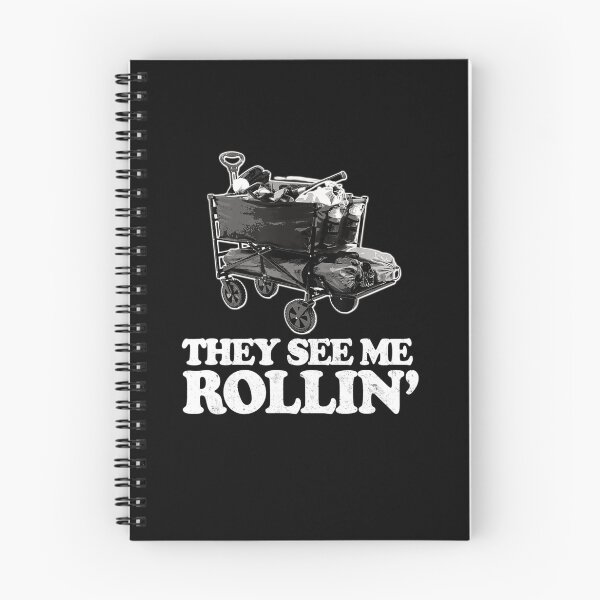 Item preview, They See Me Rollin, Funny Ballpark Wagon - Softball Baseball designed and sold by edensmr.