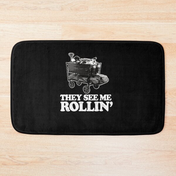 Item preview, They See Me Rollin, Funny Ballpark Wagon - Softball Baseball designed and sold by edensmr.