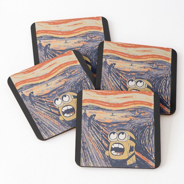 Item preview, the screaming minion edvard munch  designed and sold by runkullilei.