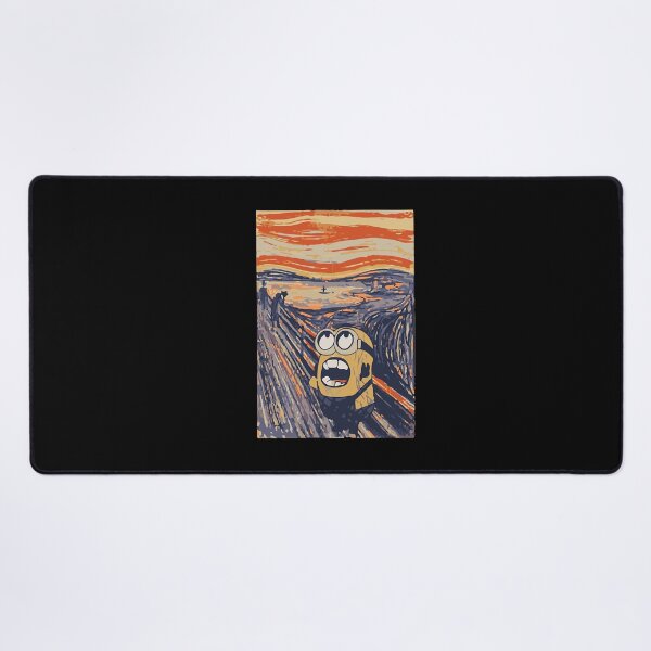 Item preview, the screaming minion edvard munch  designed and sold by runkullilei.