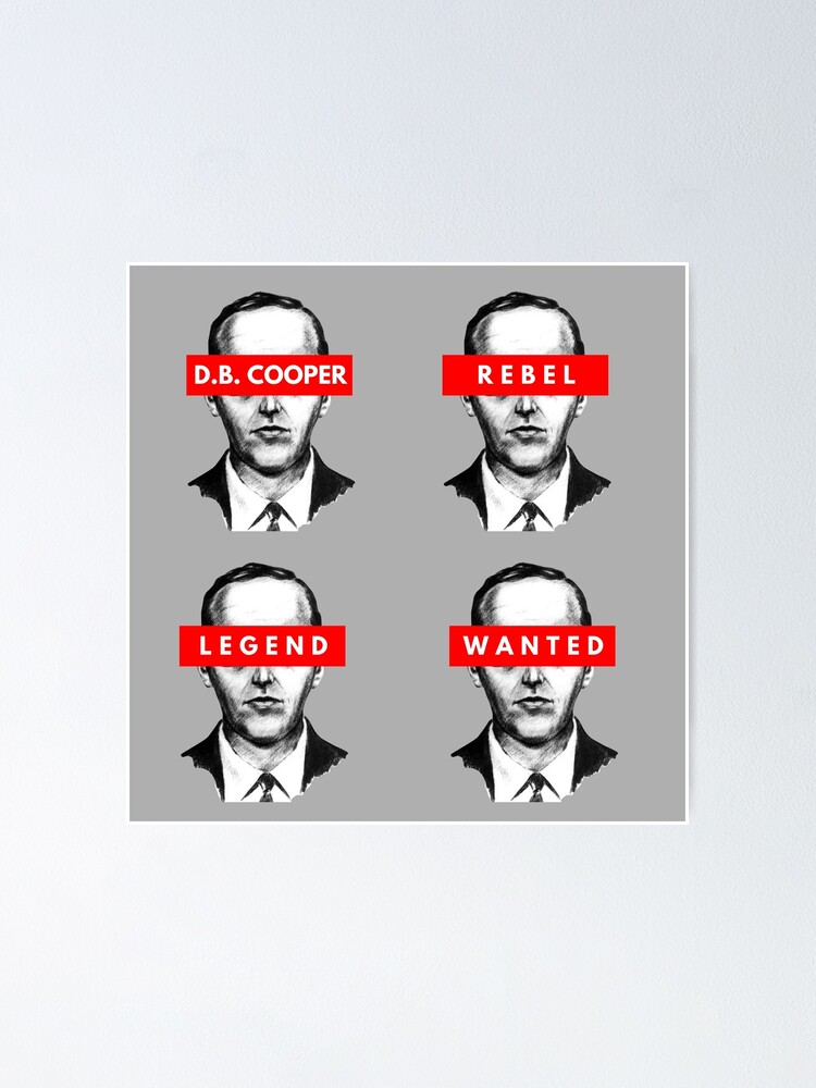 "DB Cooper Design Sticker Pack" Poster For Sale By Fireforge182 | Redbubble