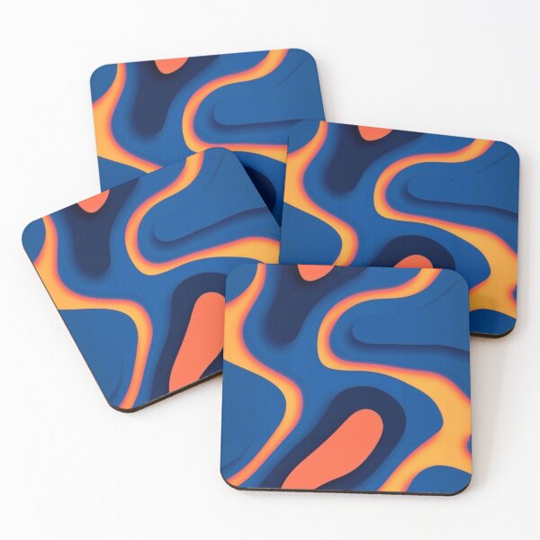 Item preview, Retro Blue Orange designed and sold by noiramcreates.