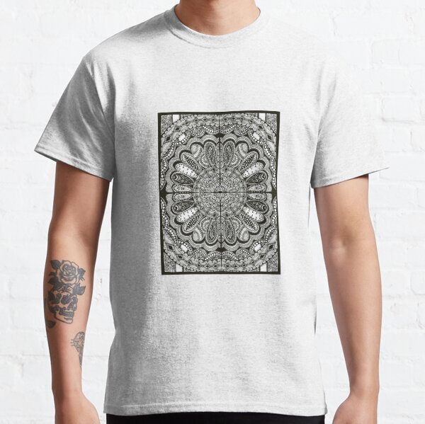 Black and White Bandanna Classic T-Shirt