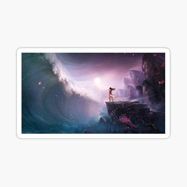 Facing The Sea Sticker