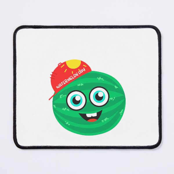 Item preview, National Watermelon Day/Watermelon Day Cute and Funny Cartoon Watermelon With A Happy Face designed and sold by haRexia.