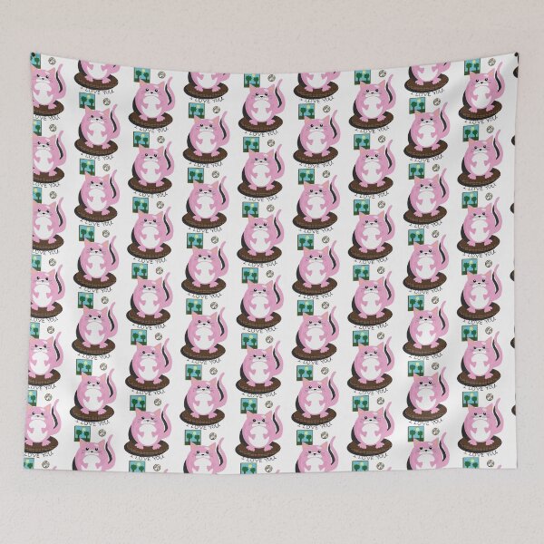 Item preview, Round Cat Cartoon designed and sold by Printable-Cutie.