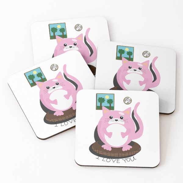 Item preview, Round Cat Cartoon designed and sold by Printable-Cutie.