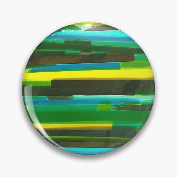 Item preview, Gorgeous Green and Gold Glass Art designed and sold by Jenie Yolland.
