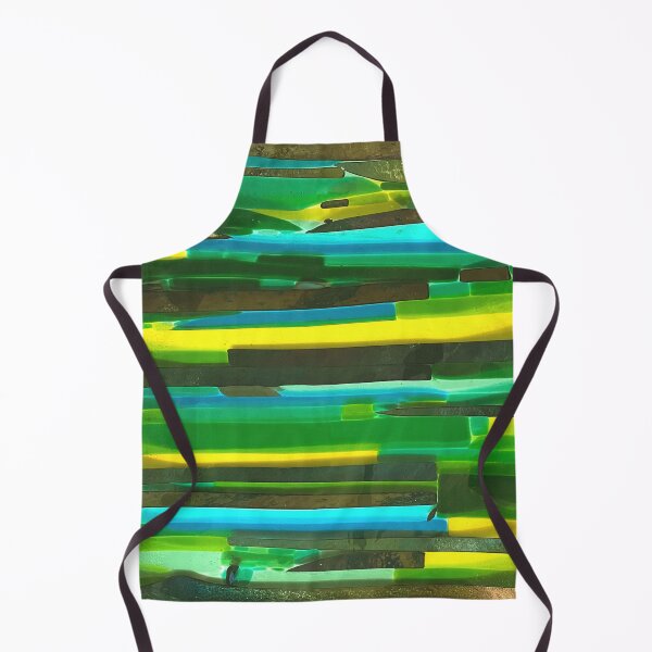 Item preview, Gorgeous Green and Gold Glass Art designed and sold by Jenie Yolland.