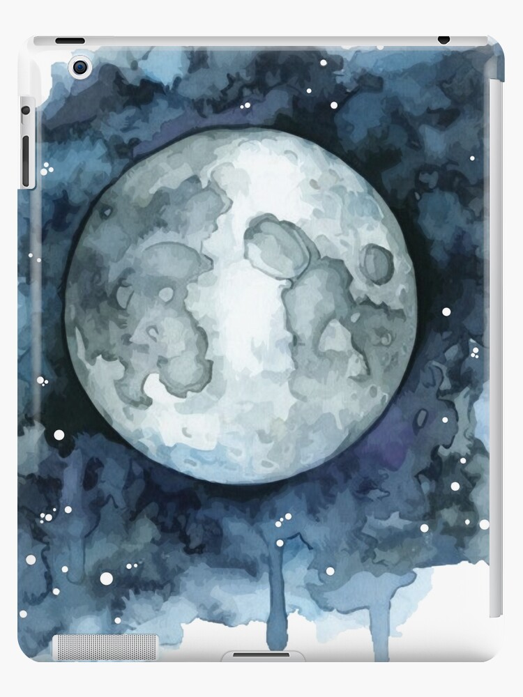 Funda y vinilo para iPad «Luna Acuarela» de LeCouleur | Redbubble
