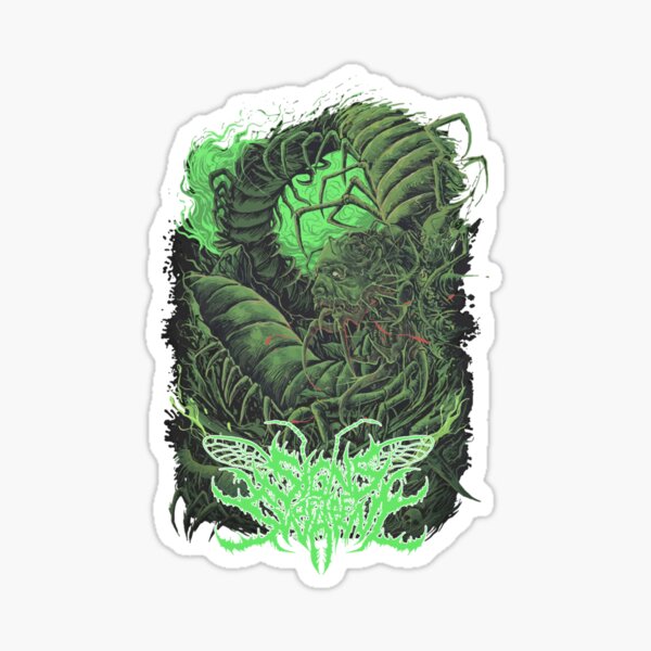  signs of the swarm merch green insectum shirt classic sticker for