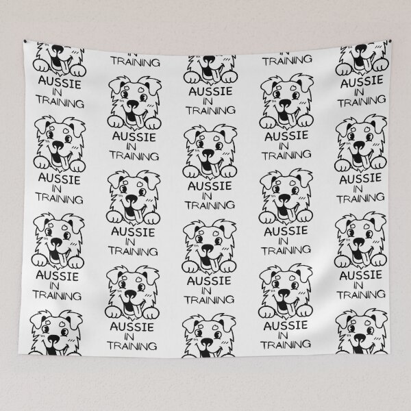 Item preview, [Dogs] Aussie Dog inTraining Classic T-Shirt designed and sold by smartdogs.