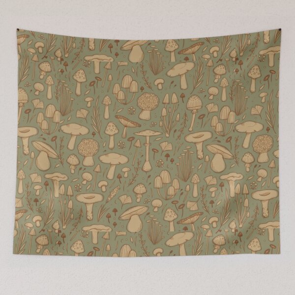 Item preview, Mushroom Print Design designed and sold by noiramcreates.