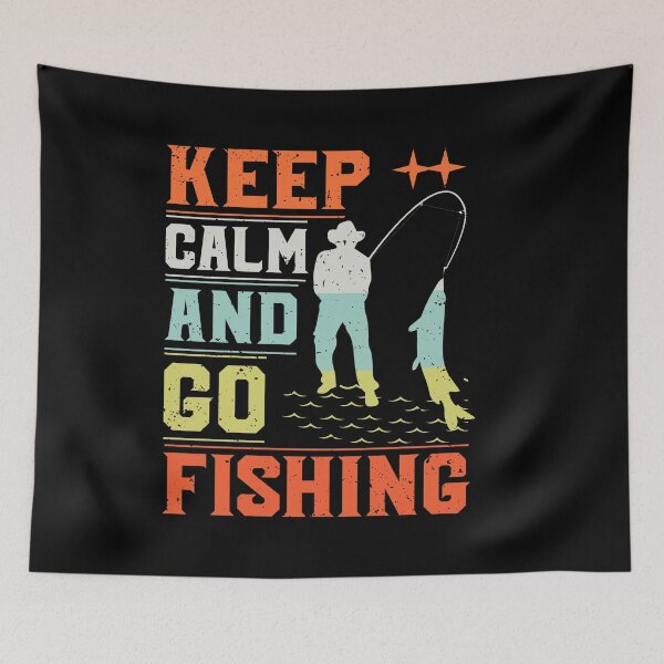 Item preview, Keep Calm and Go Fishing designed and sold by BetterLifeToday.