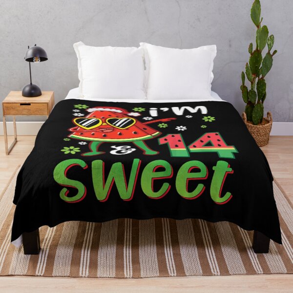 Item preview, Watermelon Dabbing Christmas In July I'm 14 Years And Sweet  designed and sold by AdonisShop.