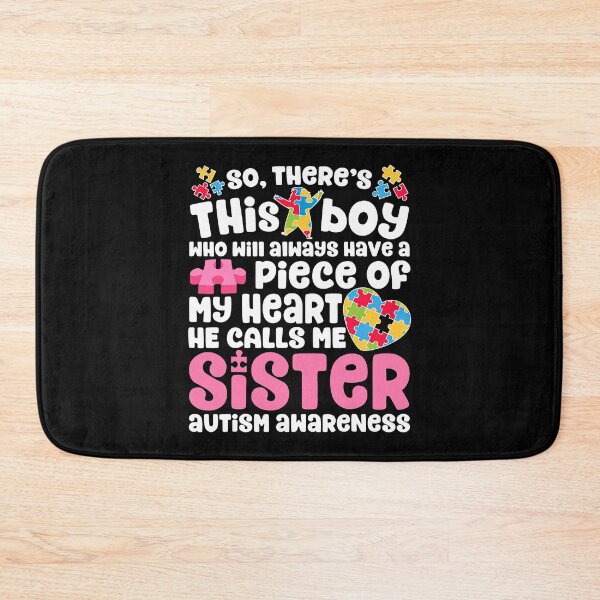 Item preview, There's This Boy He Calls Me Sister Autism Awareness designed and sold by HaaChris-Artis.