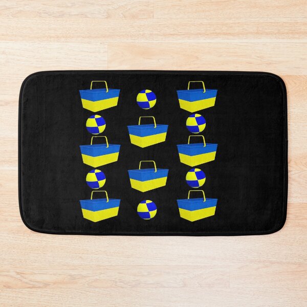 Item preview, Basket & ball blue yellow combo  designed and sold by UniqueDesignHub.