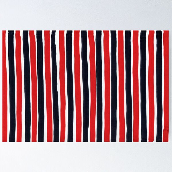 Item preview, Vertical red and black striped pattern  designed and sold by patterncrow.