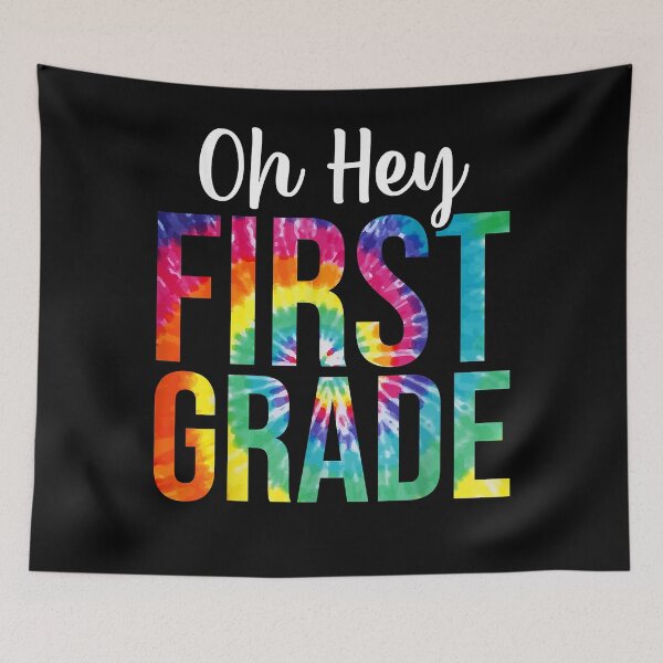 Item preview, Back To School Students Teacher Tie Dye Hey 1st First Grade designed and sold by LisaVerbeeck.