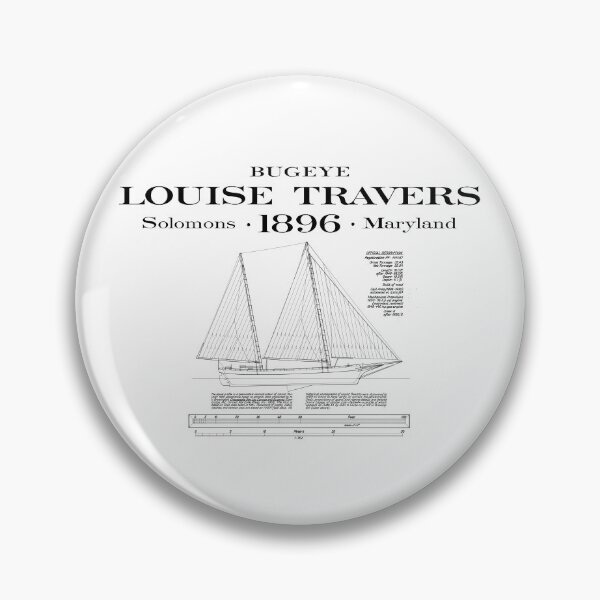Item preview, Vintage Sailing Ship Bugeye Louise Travers designed and sold by Yeaha.