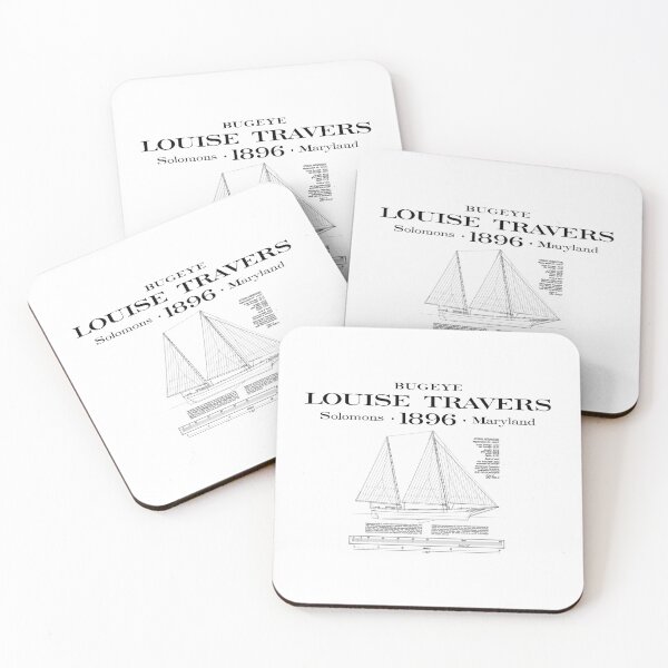 Item preview, Vintage Sailing Ship Bugeye Louise Travers designed and sold by Yeaha.