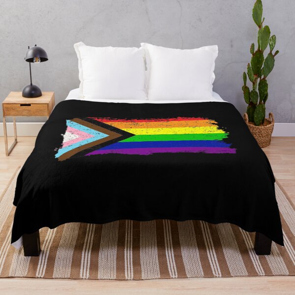 Item preview, Inclusive Progress Pride Flag Gay Pride LGBTQ Rainbow Flag designed and sold by GardNewerd.