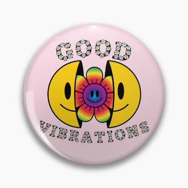 Item preview, GOOD VIBRATIONS Smiling Daisy Rainbow designed and sold by everything4eva.