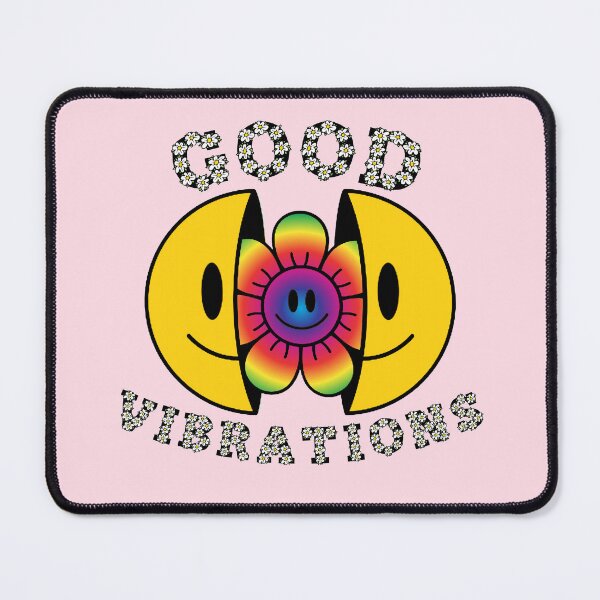 Item preview, GOOD VIBRATIONS Smiling Daisy Rainbow designed and sold by everything4eva.