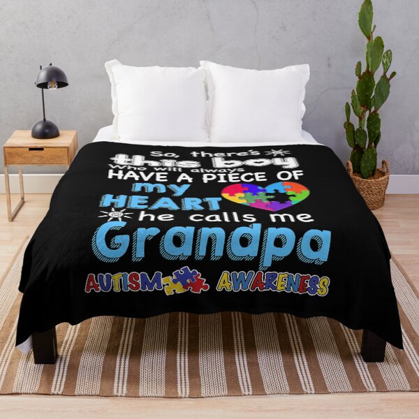 Item preview, There's This Boy He Call Me Grandpa Autism Awareness designed and sold by HaaChris-Artis.