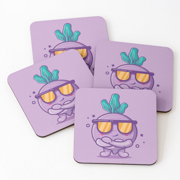 Item preview, turnip vegetable character with cool expression designed and sold by werezu.