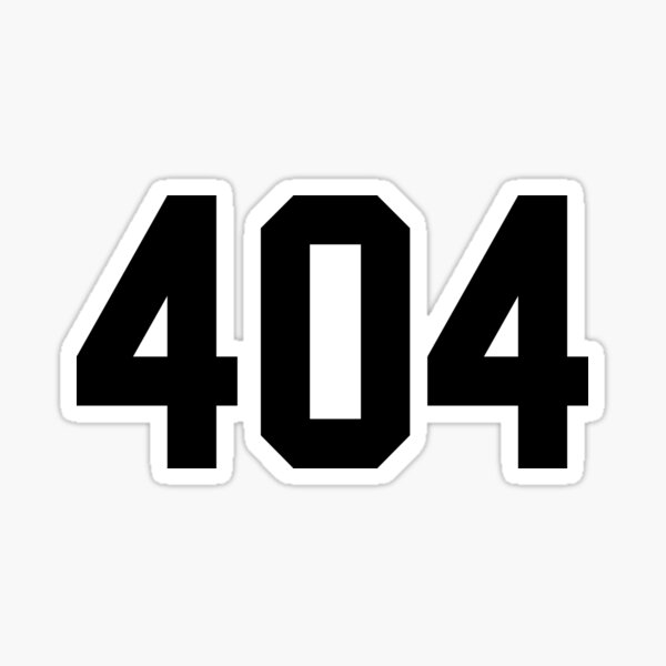 404 Sticker