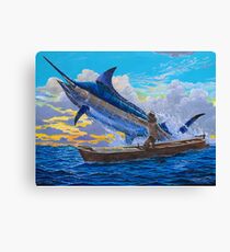 Old man's tale Canvas Print