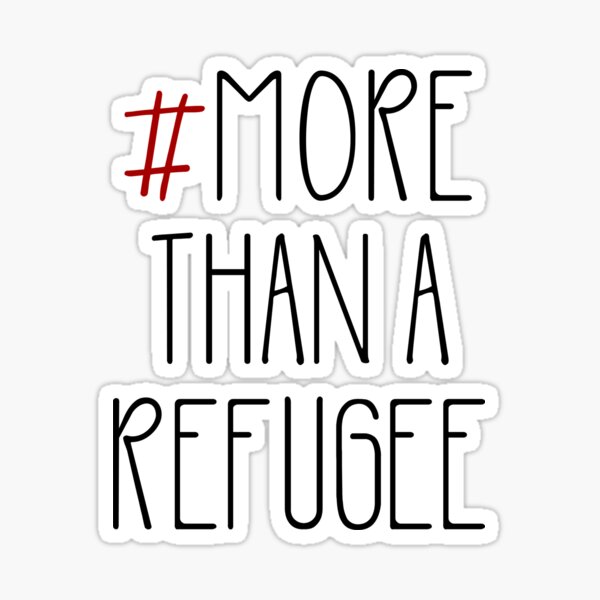 Item preview, More Than A Refugee - Black designed and sold by mousenpepper.