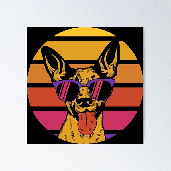 Item preview, Dog with glasses - retro designed and sold by Qudor.