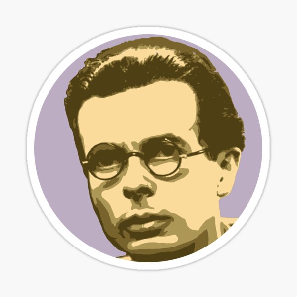 Aldous Huxley Portrait Sticker