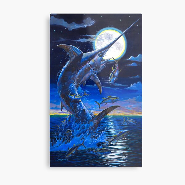 Moon Doggy Metal Print