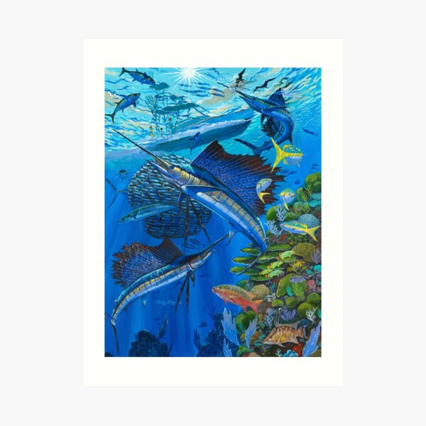 Sailfish Reef Art Print