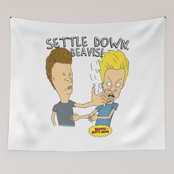 Item preview, Settle Down Beavis Gift Fan designed and sold by KjeldJessen.
