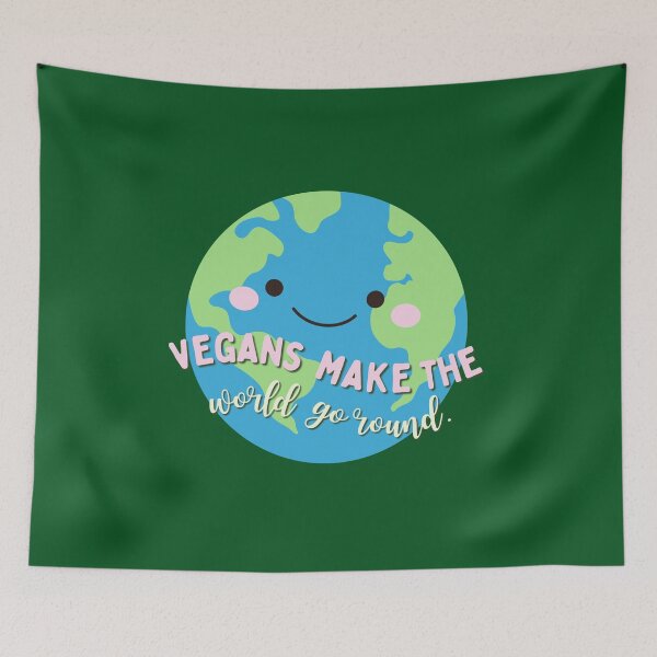 Item preview, Vegans Make the World Go Round designed and sold by Thatgirlemu.