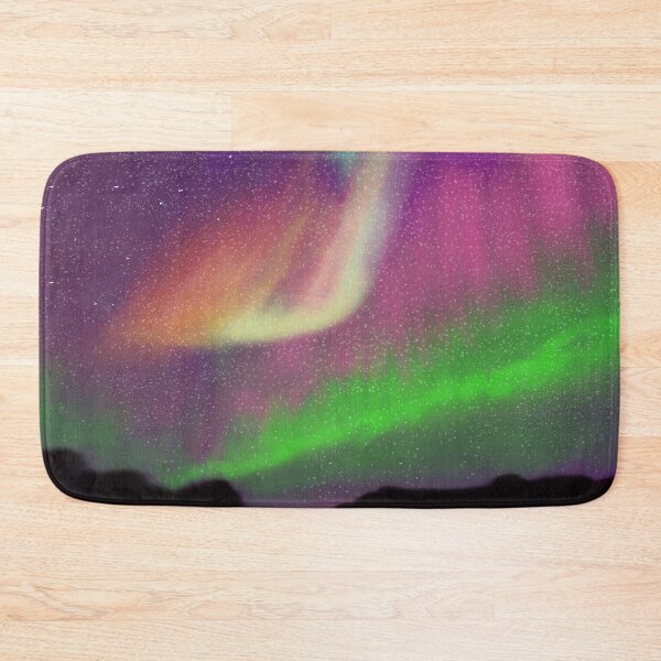 Item preview, Northern Lights Over The Forest, Beautiful Northern Lights, Northern Lights Aesthetic, Green Northern Lights Painting  designed and sold by Trendymotion.